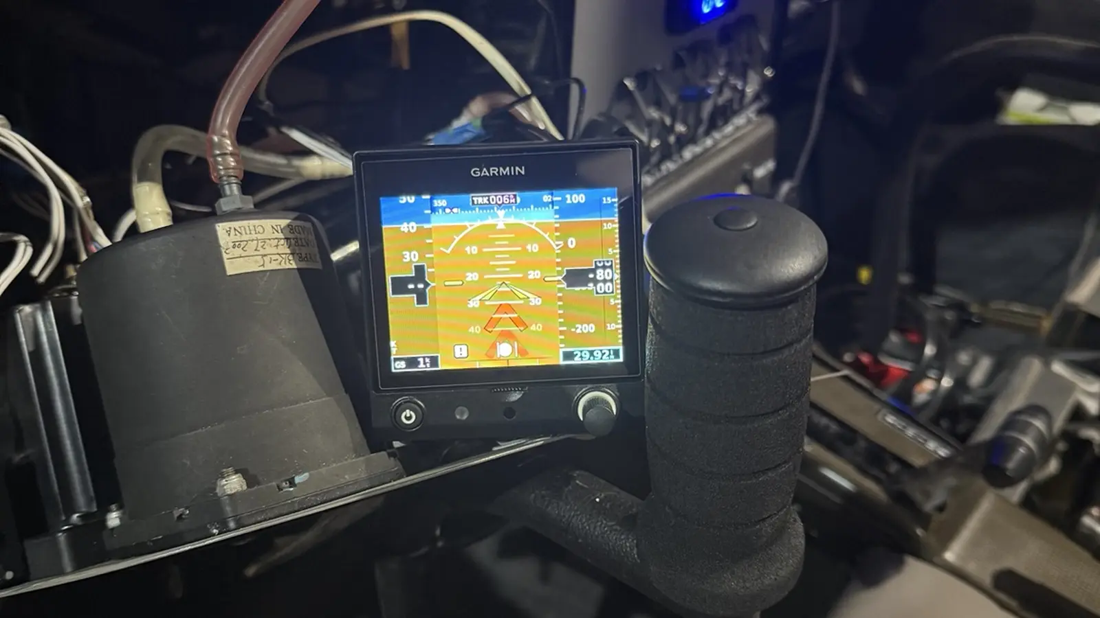Garmin G5 installed in a light-aircraft instrument panel